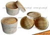 koszyk do gotowania na parze - parownik bambusowy - podwójny