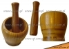 moździerz bambusowy - do orzechów i ziół