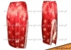 spódnica tradycyjne wzornictwo - czerwona symbole