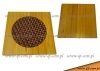 podkładka bambusowo-metalowa - kwadratowa
