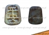 amulet - ochrona bezpieczeństwo - chiński symbol - kamień brąz