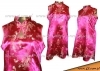 sukienka tradycyjna chińska - różowa smok feniks